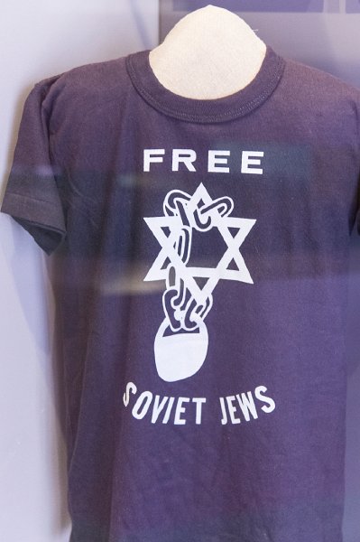 20150428_140914 D4S.jpg - Shirt circa 1987 when there was great support for the release of Soviet Jews and reached its peak just prior to Gorbachov's visit to the USA (with Reagan)